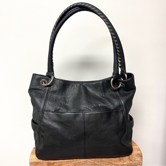 Tignanello Black Leather Bag - Picture 11 of 16